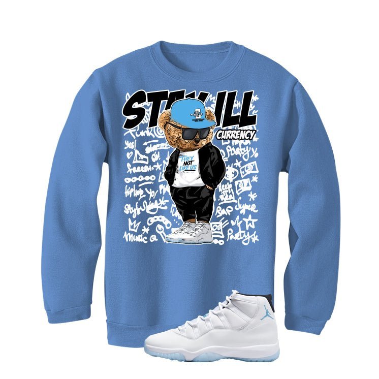 Air Jordan 11 Legend Blue Carolina T-Shirt (Stay ill Bear) product image 4