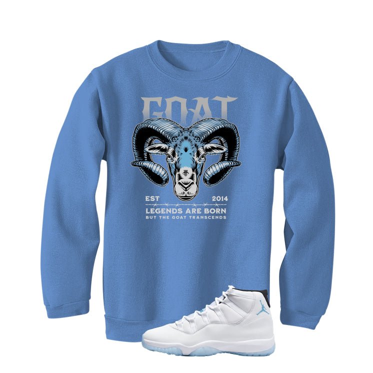 Air Jordan 11 Legend Blue Carolina T-Shirt (Legends Are product image 4