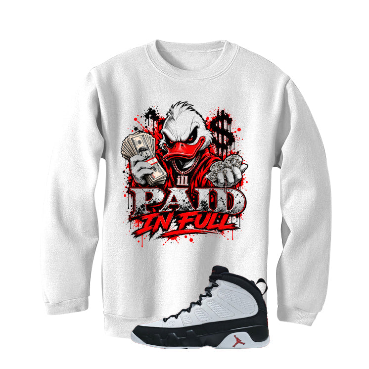 Air Jordan 9 OG Space Jam Matching T-Shirt Paid in Full product image 4