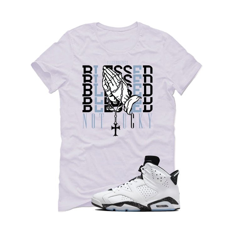 Air Jordan 6 Reverse Oreo White T-Shirt (Blessed not product image 2