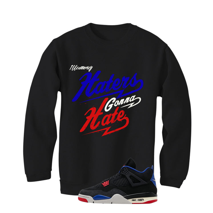 Air Jordan 4 Rare Black T-Shirt (Haters gonna hate) product image 4