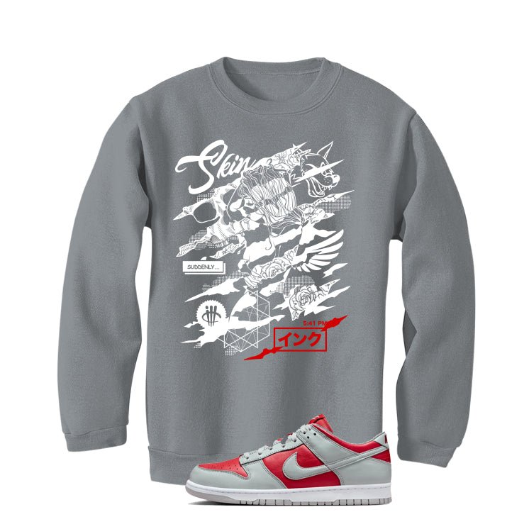 Nike Dunk Low Ultraman | illcurrency Grey T-Shirt (SKIN AND product image 4