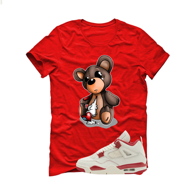 Air Jordan 4 Valentine’s Day (Sierra Red) Matching T-Shirt product image 2