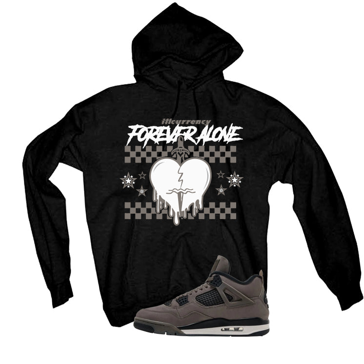 Air Jordan 4 Cave Stone Black T-Shirt (Forever Alone) product image 3