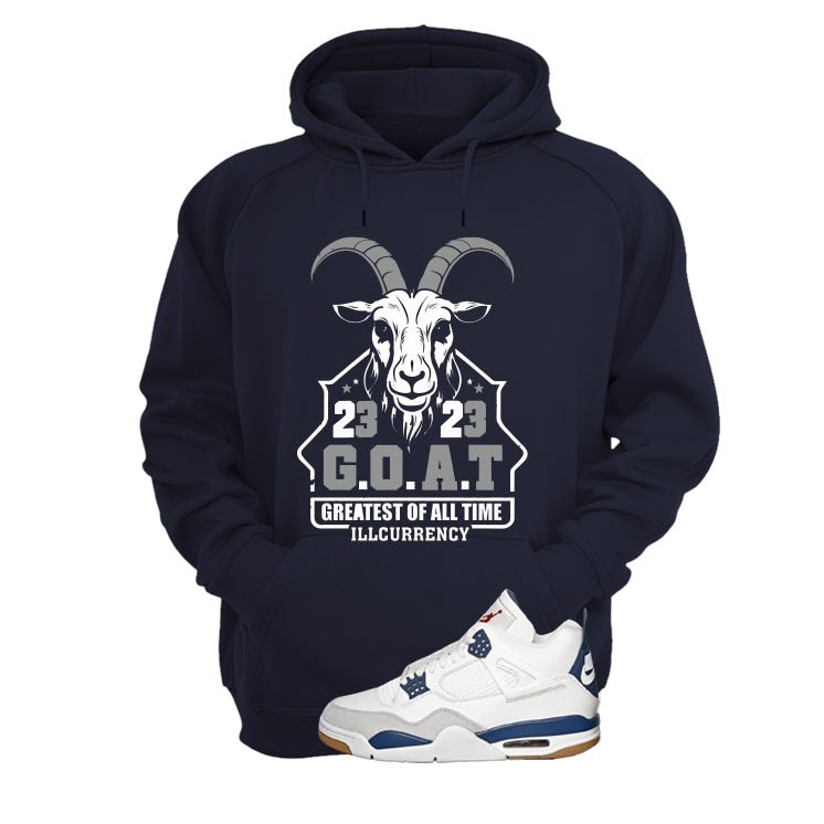 Nike SB x Air Jordan 4 Navy Blue T-Shirt (GOAT 23) product image 3