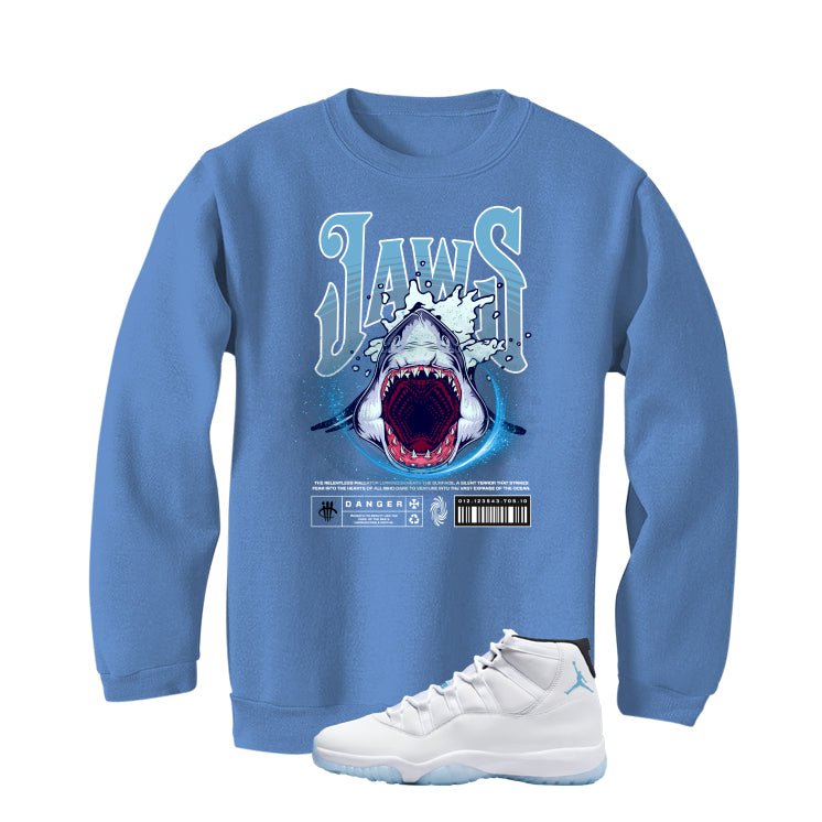 Air Jordan 11 Legend Blue Carolina T-Shirt (Jaws) product image 4