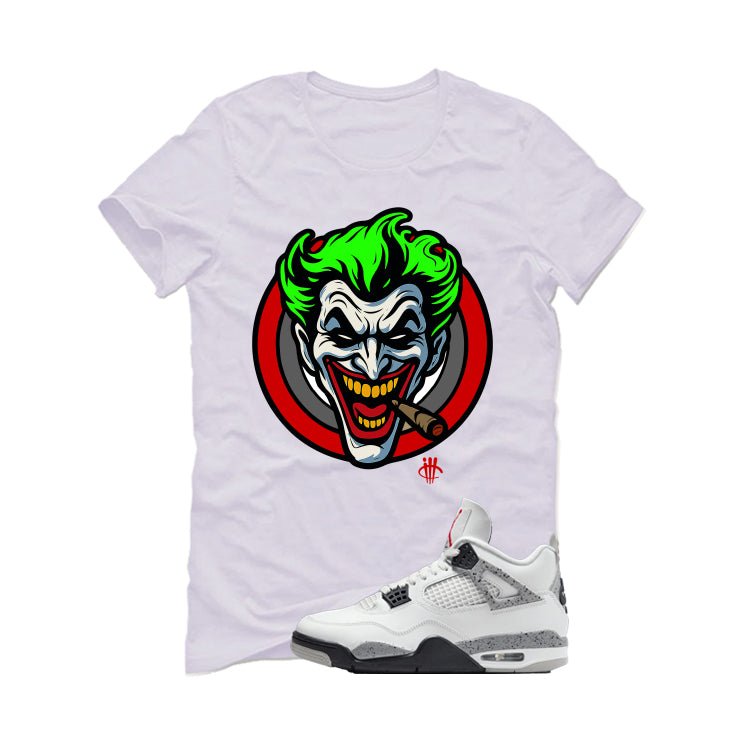 Air Jordan 4 White Cement T-Shirt (Joke The Joker) product image 2