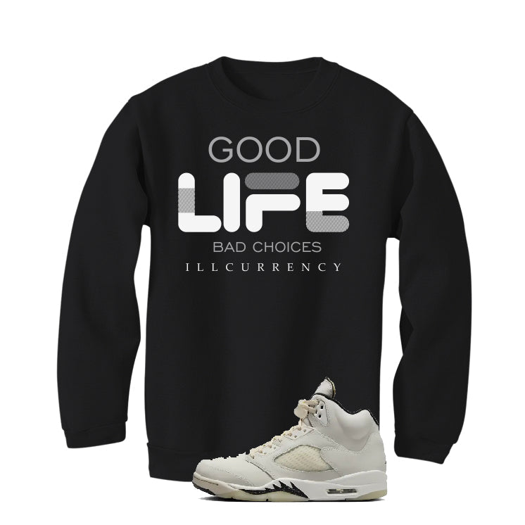Air Jordan 5 SE “Sail” | illcurrency Black T-Shirt (Bad product image 4