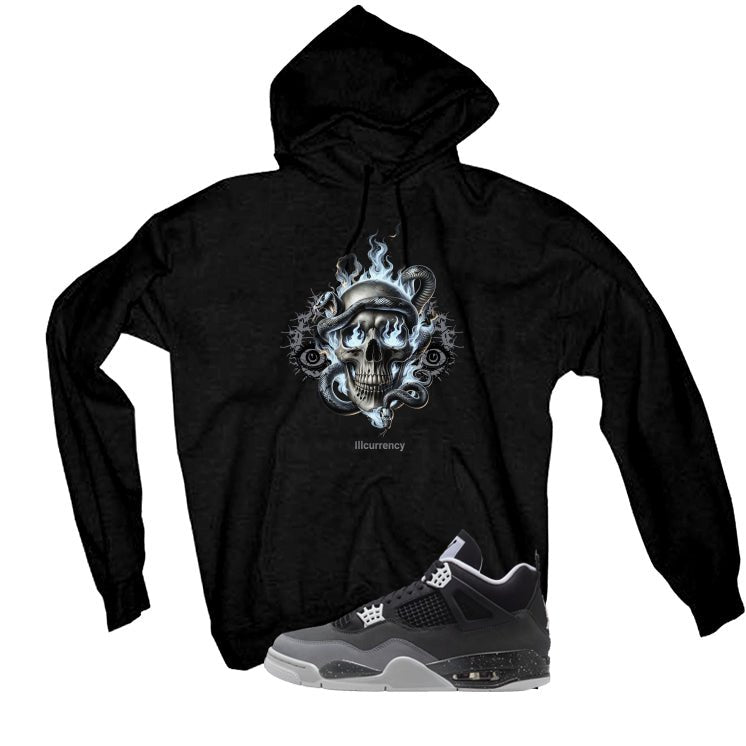 Air Jordan 4 Fear Pack Black T-Shirt (Skull Snake) product image 3