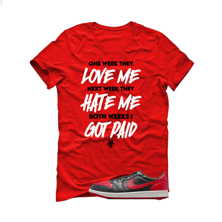 Air Jordan 1 Low OG Banned Matching T-Shirt, Sweatshirts & product image 2