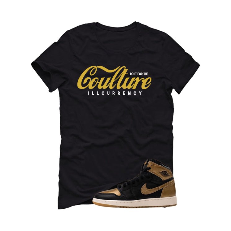 Air Jordan 1 High OG Metallic Gold Black T-Shirt product image 2