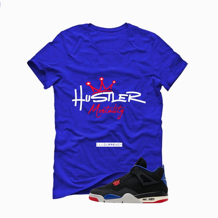 Air Jordan 4 Rare Royal Blue T-Shirt (Hustler Mentality) product image 2