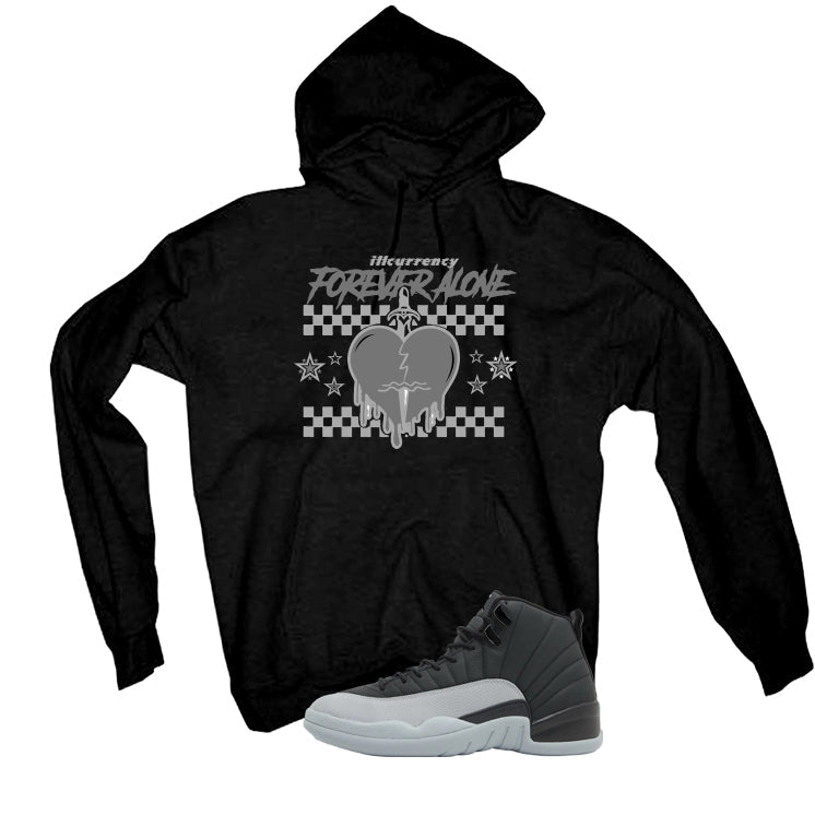 Air Jordan 12 Black/Wolf Grey Black T-Shirt (Forever product image 3