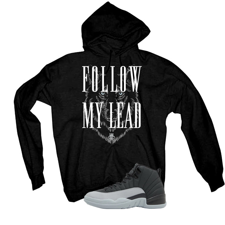 Air Jordan 12 Black/Wolf Grey Black T-Shirt (Follow My product image 3