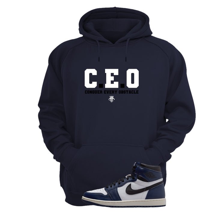 Air Jordan 1 High OG Midnight Navy Blue T-Shirt (CEO) product image 3