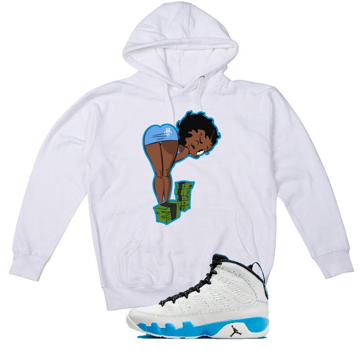 Air Jordan 9 “Powder Blue” | illcurrency White T-Shirt (BOO) product image 3