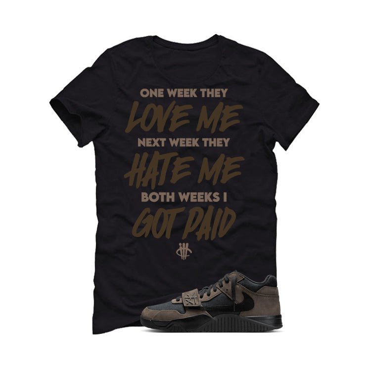 Travis Scott x Jordan Jumpman Jack Dark Mocha Black T-Shirt product image 2