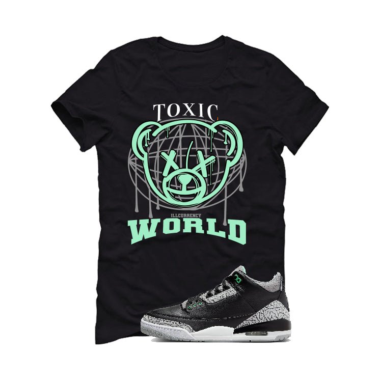 Air Jordan 3 “Green Glow” | illcurrency Black T-Shirt product image 2