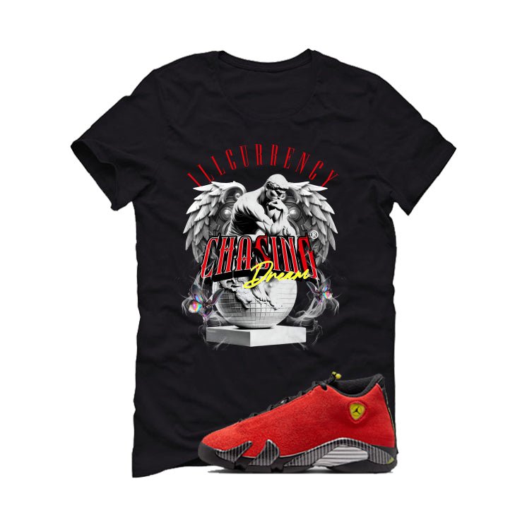 Air Jordan 14 Ferrari Black T-Shirt (Chasing Dreams) product image 2