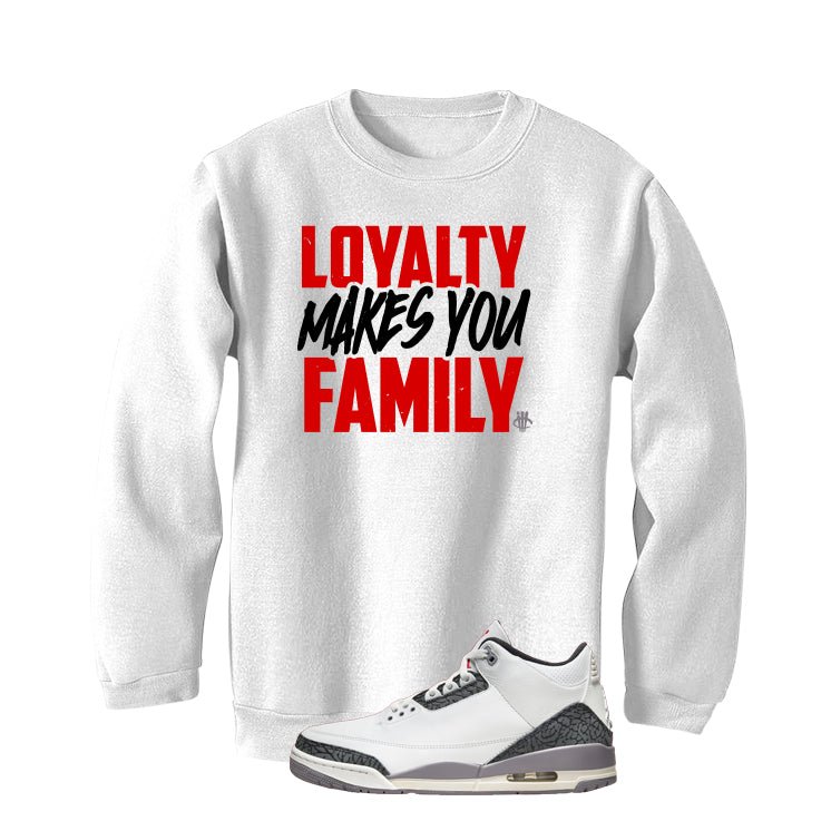 Air Jordan 3 Cement Grey White T-Shirt (Loyalty) product image 4