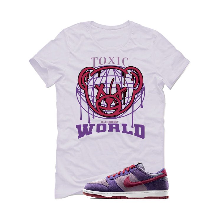 Nike Dunk Low “Plum” | illcurrency White T-Shirt (Toxic product image 2
