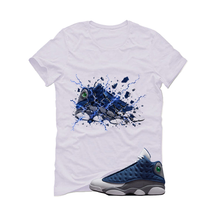 Air Jordan 13 Flint White T-Shirt 13 shattered)| illcurrency product image 2