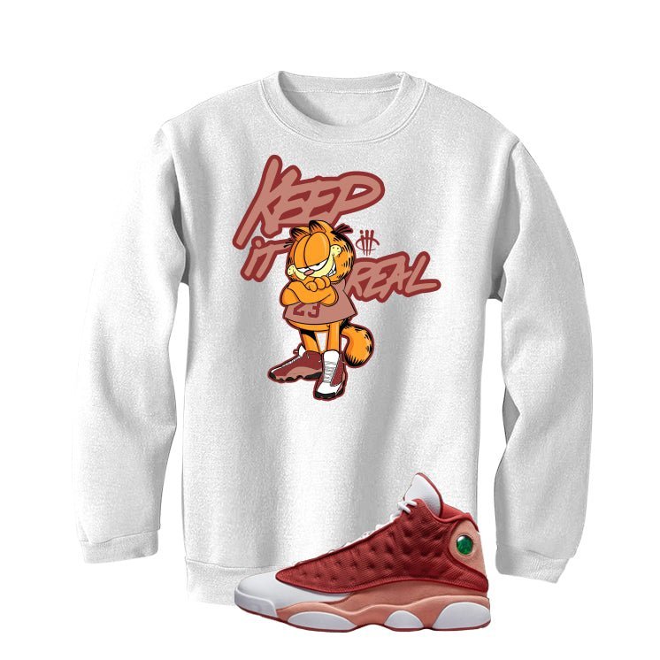 Air Jordan 13 Dune Red White T-Shirt (keeping it real) product image 3