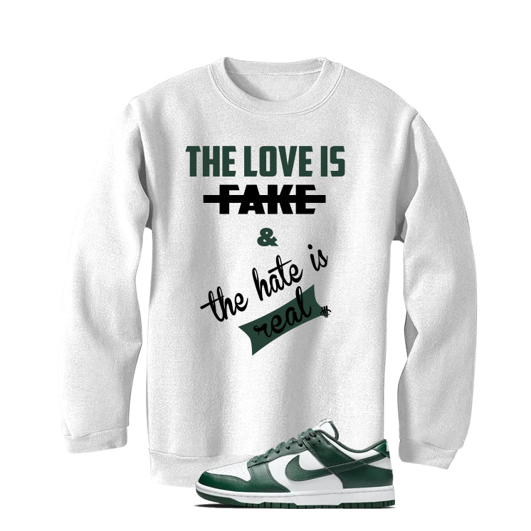 Nike Dunk Low Michigan State White T-Shirt (Love is Fake) product image 4