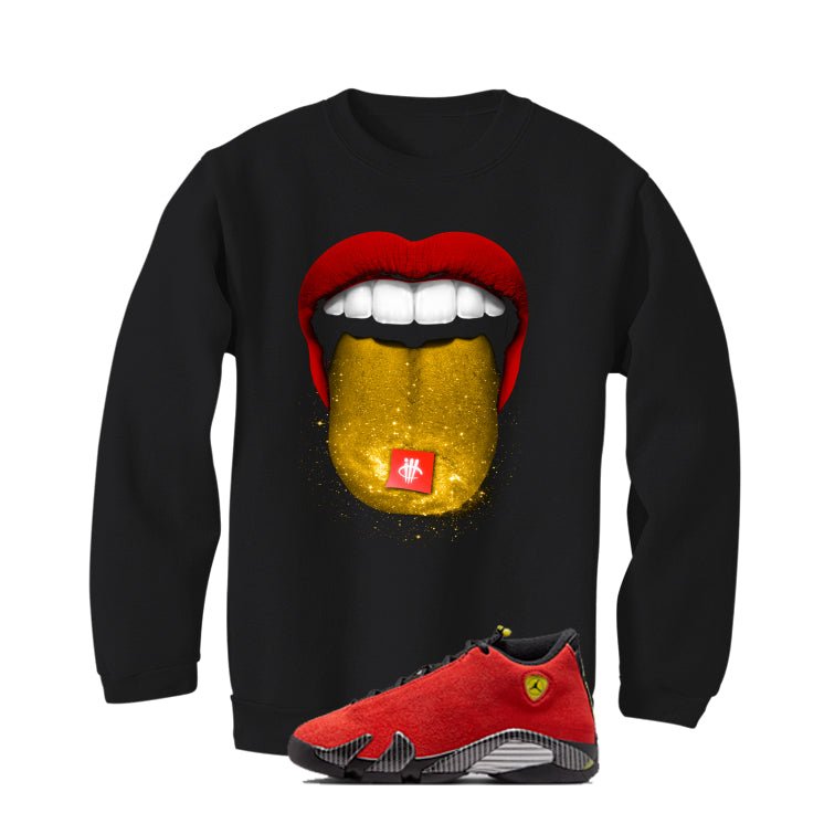 Air Jordan 14 Ferrari Black T-Shirt (Trippin)| illcurrency product image 4