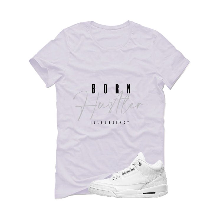 Air Jordan 3 Pure Money White T-Shirt (Born Hustler) product image 2