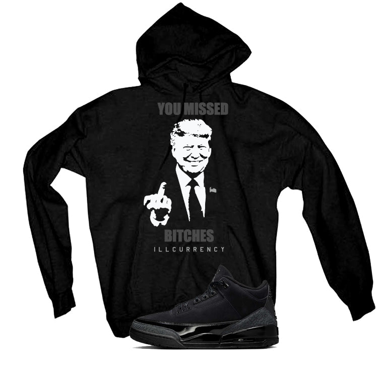 Air Jordan 3 Black Cat T-Shirt (Trump you missed) product image 3