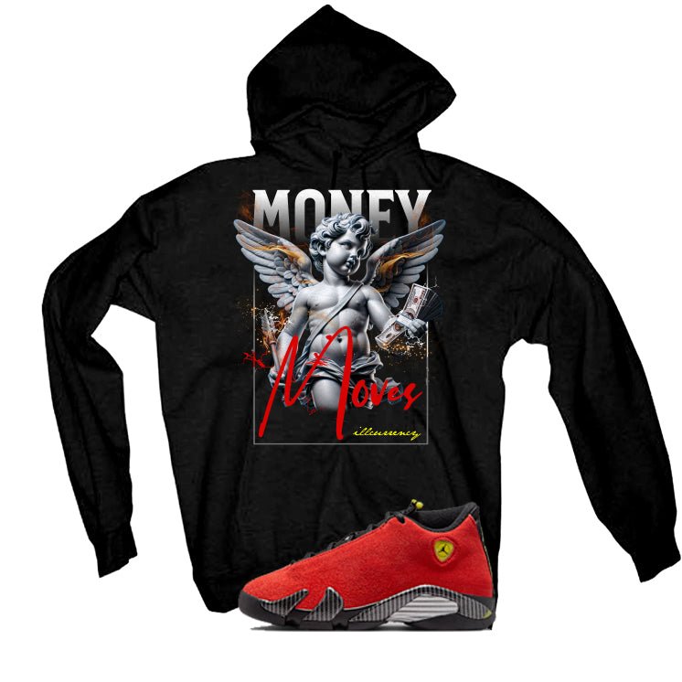 Air Jordan 14 Ferrari Black T-Shirt (Money Moves) product image 3