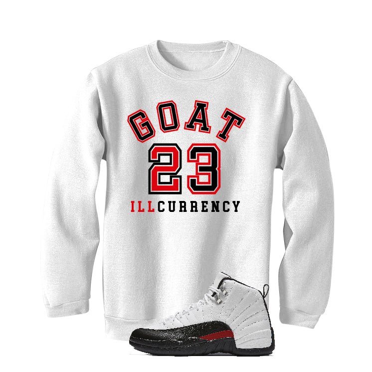 Air Jordan 12 “Red Taxi” | illcurrency White T-Shirt (GOAT product image 4