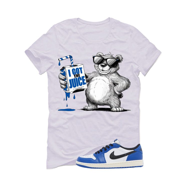 Air Jordan 1 Low OG Game Royal White T-Shirt (I got the product image 2