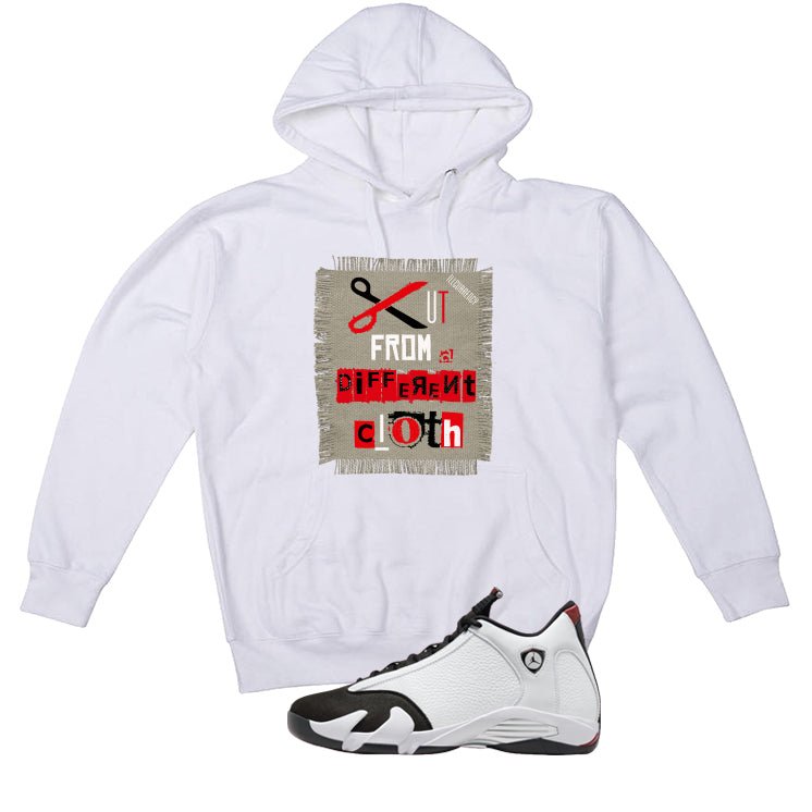 Air Jordan 14 Black Toe White T-Shirt (Cut from a different product image 3
