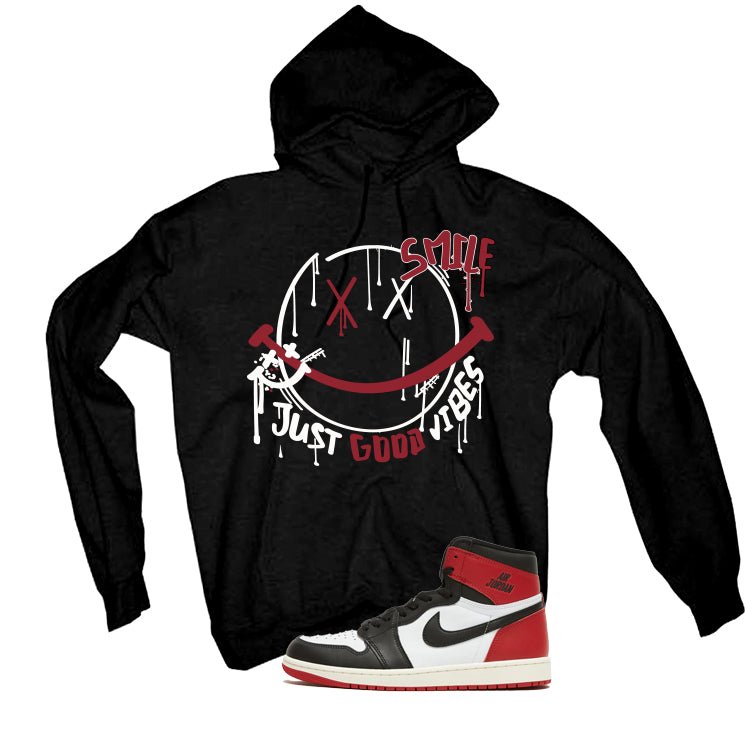 Air Jordan 1 High OG Black Toe Reimagined T-Shirt (Smile) product image 3