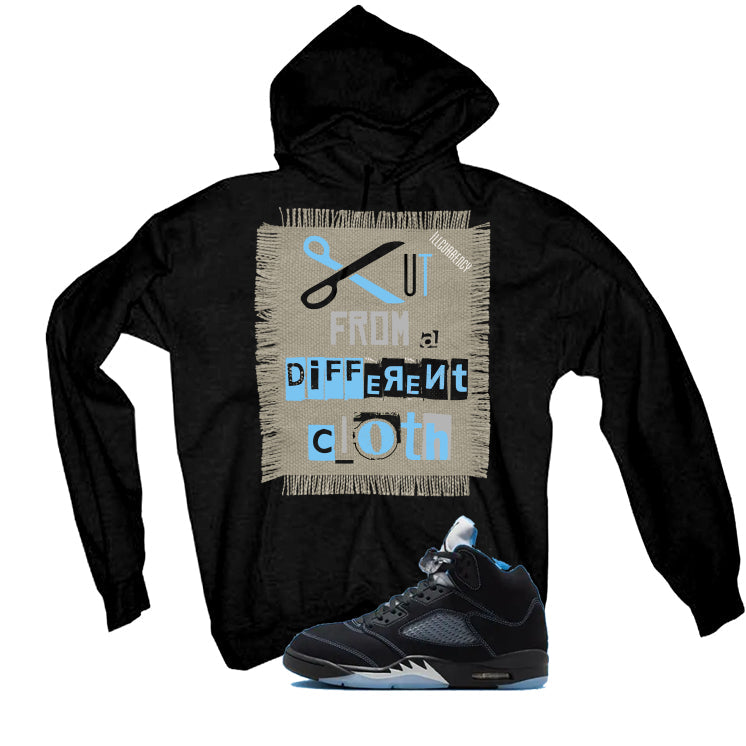 Air Jordan 5 Black/University Blue Matching T-Shirt Black product image 3