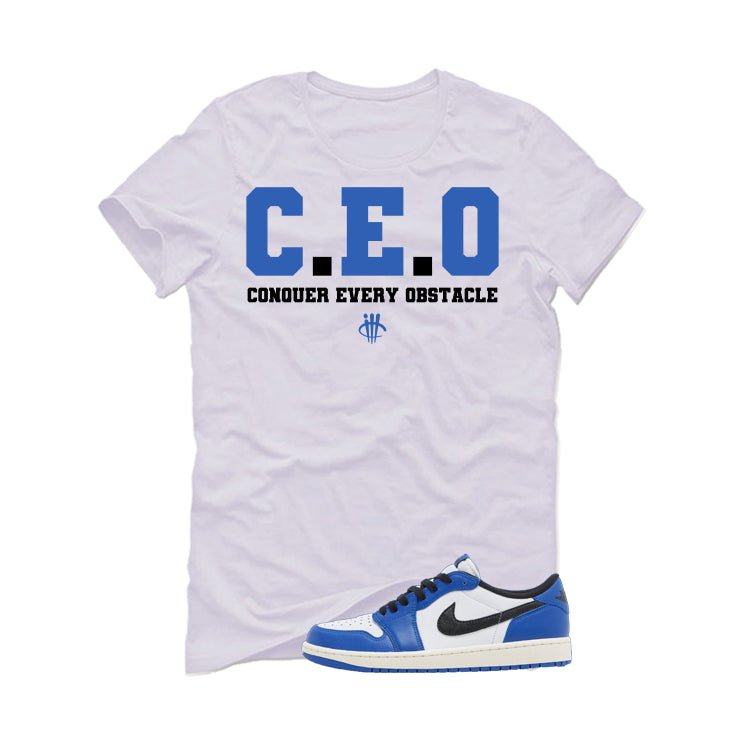 Air Jordan 1 Low OG Game Royal White T-Shirt (CEO) product image 2
