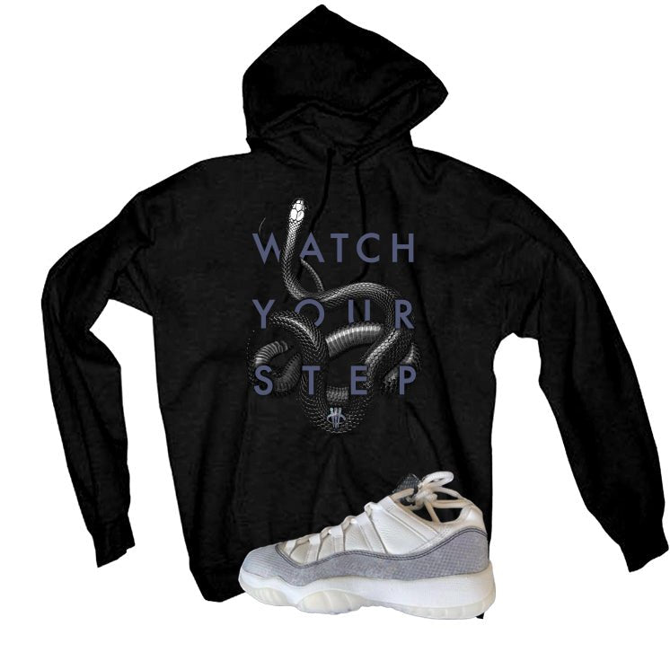 Air Jordan 11 Low Year Of The Snake Black T-Shirt (Watch product image 3