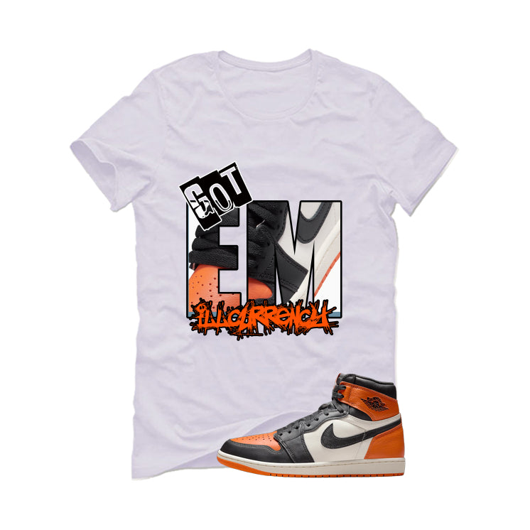 Air Jordan 1 High OG Shattered Backboard White T-Shirt (GOT product image 2