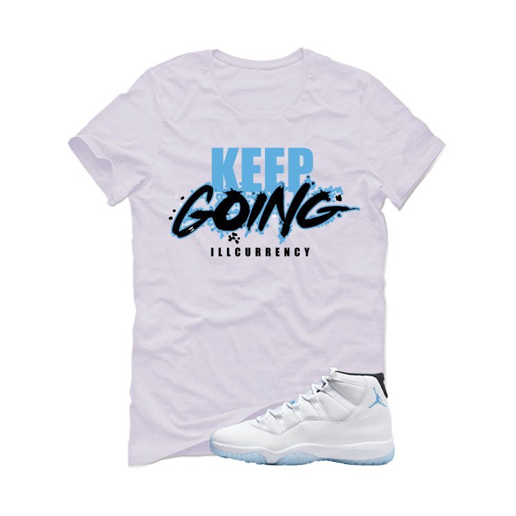 Air Jordan 11 Legend Blue White T-Shirt (keep Going) product image 2