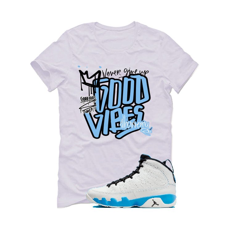 Air Jordan 9 “Powder Blue” | illcurrency White T-Shirt product image 2