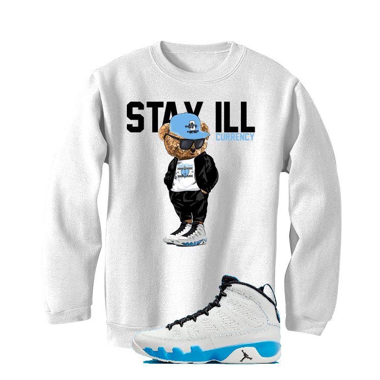 Air Jordan 9 “Powder Blue” | illcurrency White T-Shirt (ill product image 4