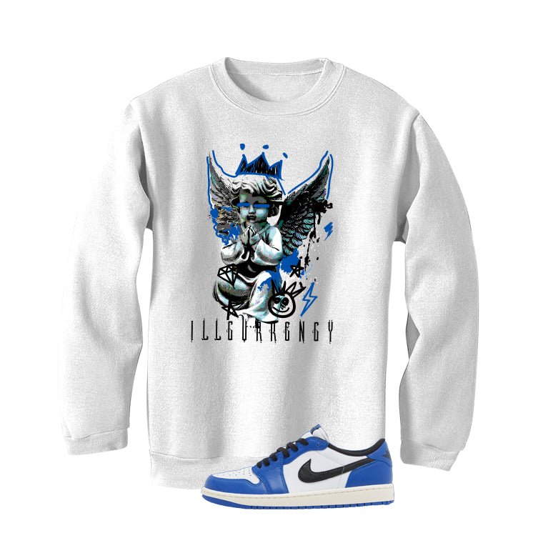 Air Jordan 1 Low OG Game Royal White T-Shirt (Graffiti product image 4