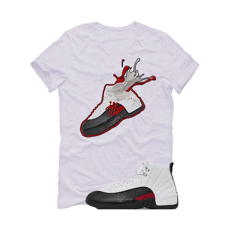 Air Jordan 12 “Red Taxi” | illcurrency White T-Shirt product image 2
