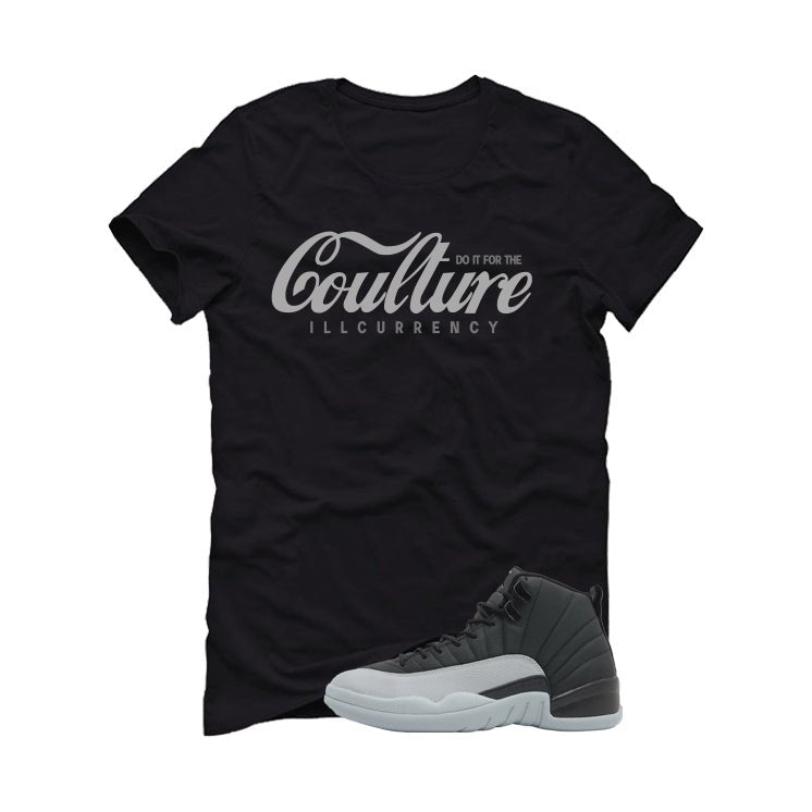 Air Jordan 12 Black/Wolf Grey Black T-Shirt (Coulture) product image 2