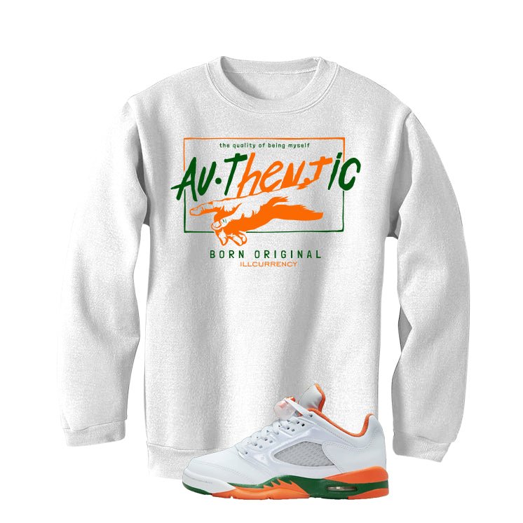 Air Jordan 5 GS Miami Hurricanes White T-Shirt (Authentic) product image 4