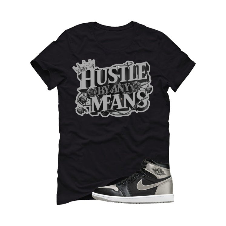 Air Jordan 1 High OG WMNS Satin Shadow Black T-Shirt product image 2