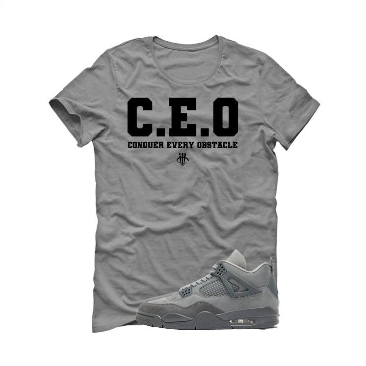 Air Jordan 4 Paris Olympics Grey T-Shirt (CEO)| illcurrency product image 2