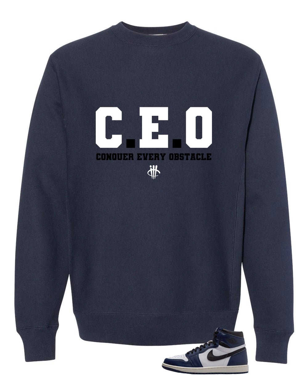 Air Jordan 1 High OG Midnight Navy Blue T-Shirt (CEO) product image 4